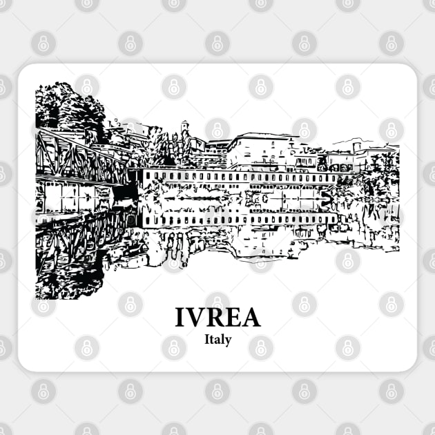 Ivrea - Italy Magnet by Lakeric